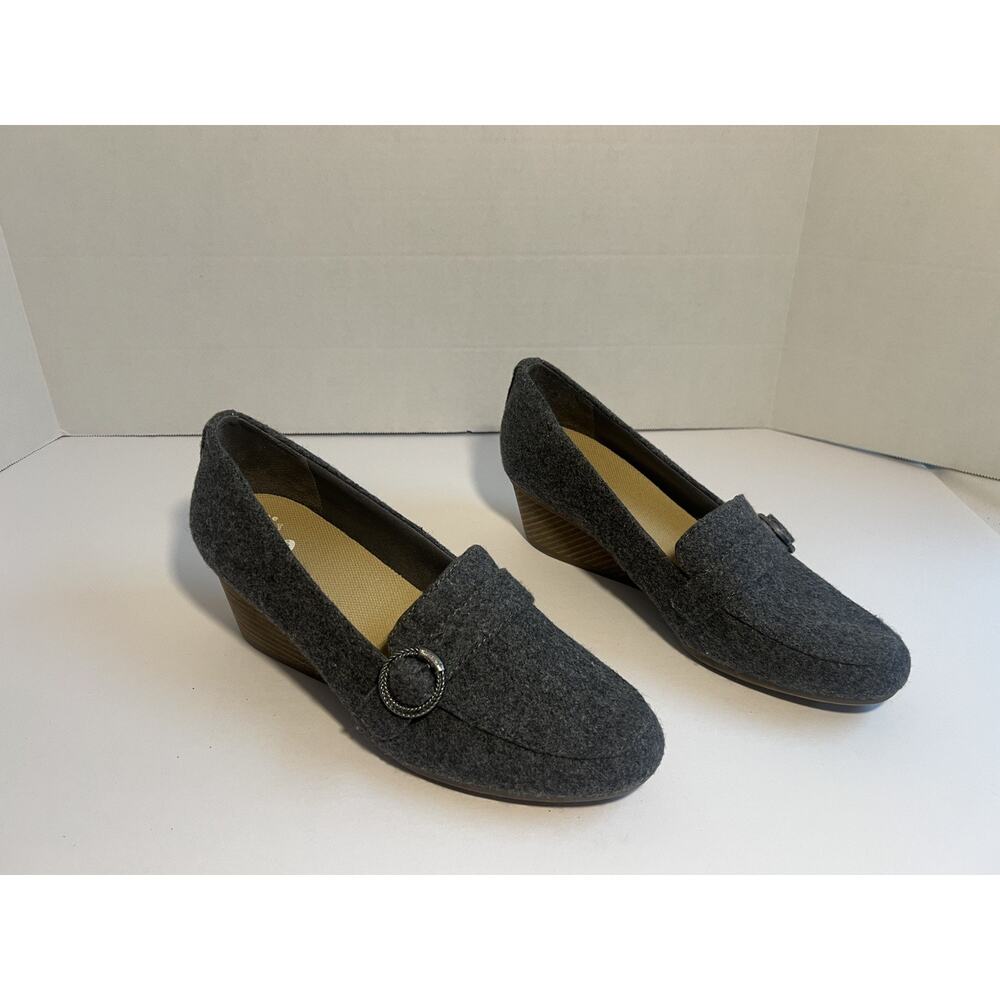 Dr. Scholls Size 9.5 Wool Loafers Charcoal Gray NEW NWOT